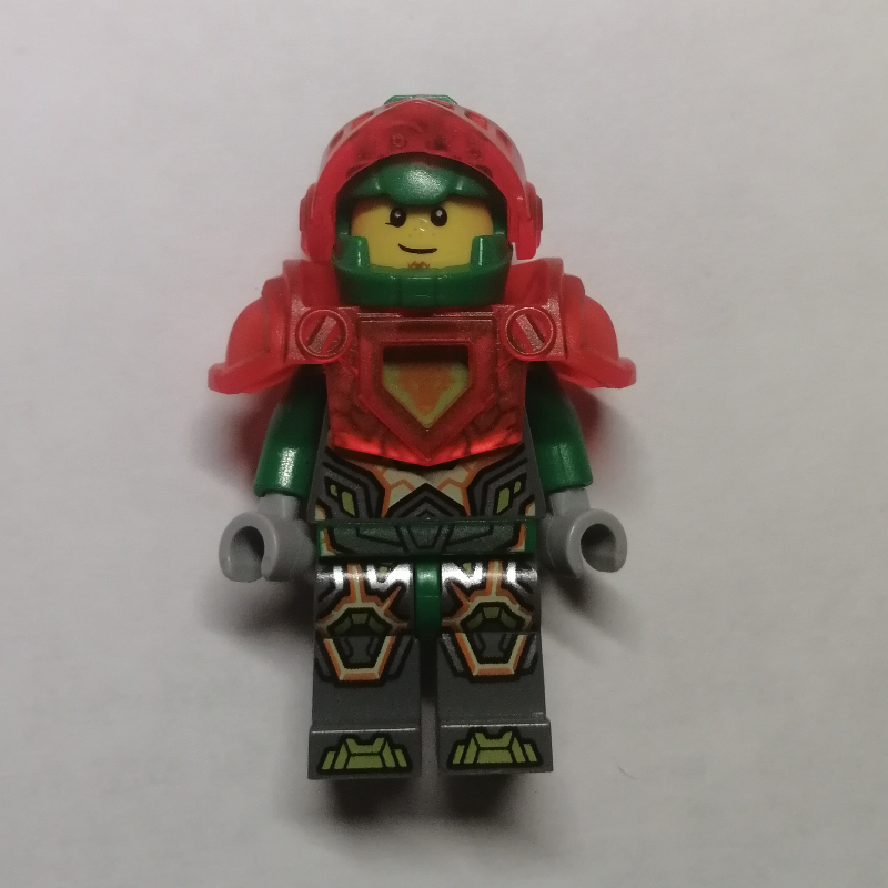 Lego Aaron Fox with Trans-Neon Orange Armor and Visor