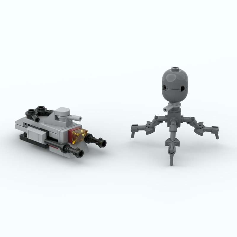 Lego Micro UT-AT and Tri-Droid