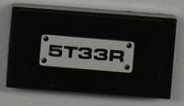 Lego Tile 1 x 2 with '5T33R' Pattern (Sticker) - Set 8186