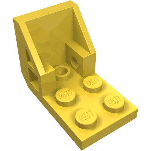 Lego Bracket 3 x 2 - 2 x 2 [aka Space Seat] / Yellow