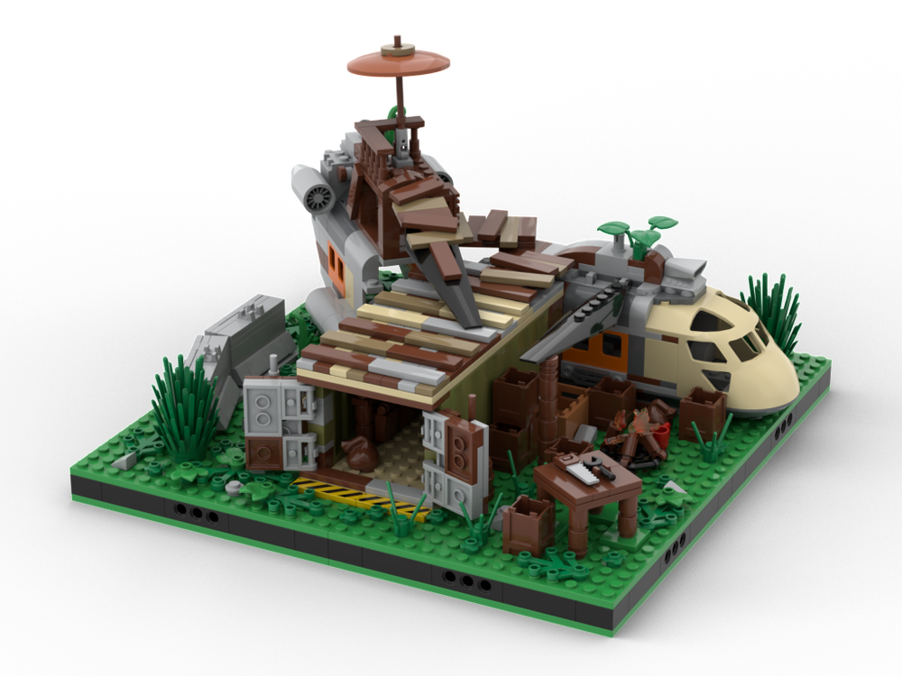 Lego Apocalypse Helicopter Base