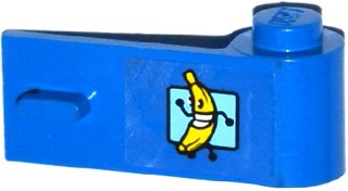 Lego Door 1 x 3 x 1 Right with Running Banana Pattern (Sticker) - Set 76026