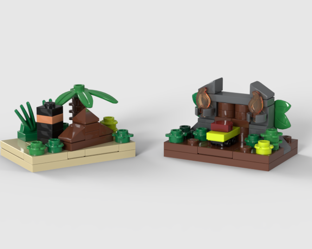 Lego Scenes from Isla Nublar