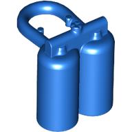 Lego Minifig Neckwear Airtanks with Large Holes / Blue
