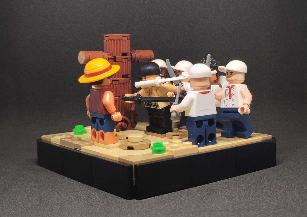 Lego Zoro saves Luffy - One Piece Diorama Series Part 2