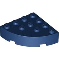 Lego Brick Round Corner 4 x 4 Full Brick / Dark Blue