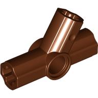 Lego Technic Axle and Pin Connector Angled Triple - 60° / Reddish Brown
