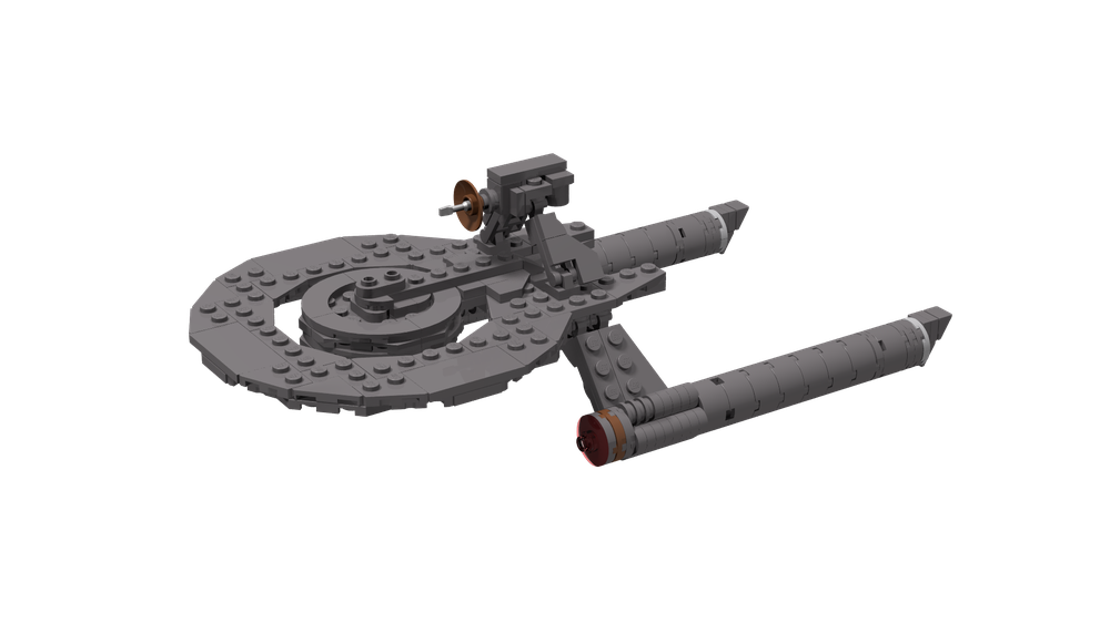 Lego "Crossbash"-Type Starship (Cobbled-Together Ship from Strange New Worlds)