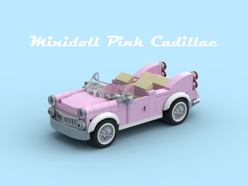 Lego Minidoll Pink Cadillac