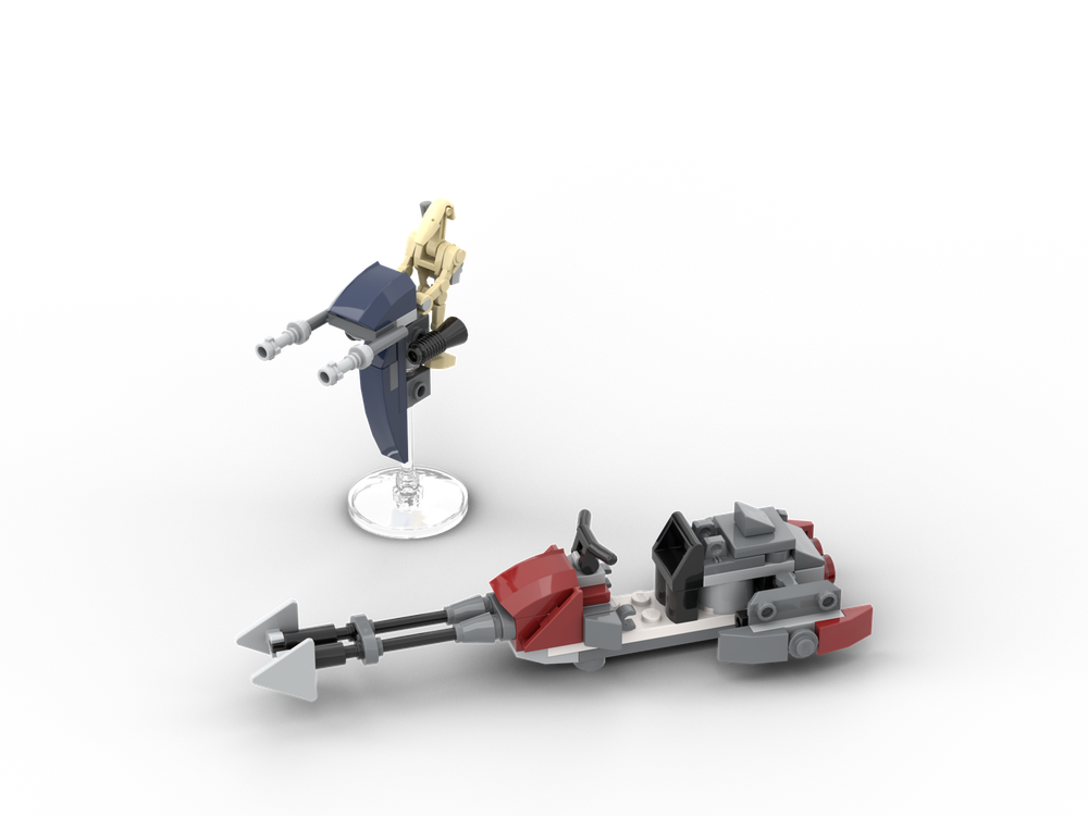 Lego 75372 Alt Build- Barc speeder