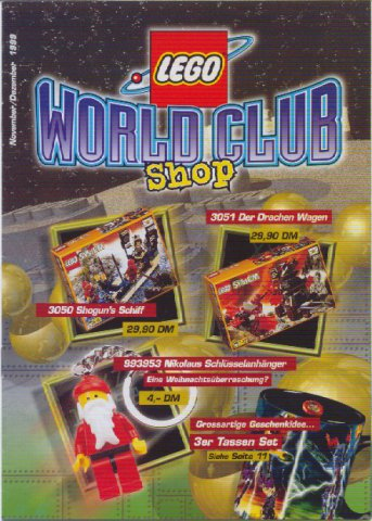 Lego 1999 Insert - World Club Magazine German - November/December (4321910)