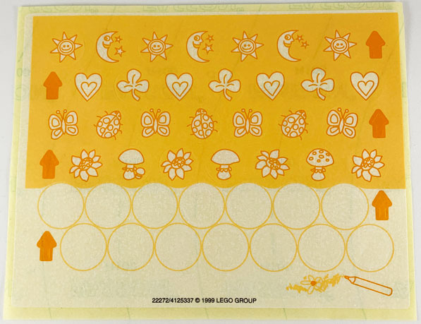 Lego Sticker Sheet 3 for Set 3142-1