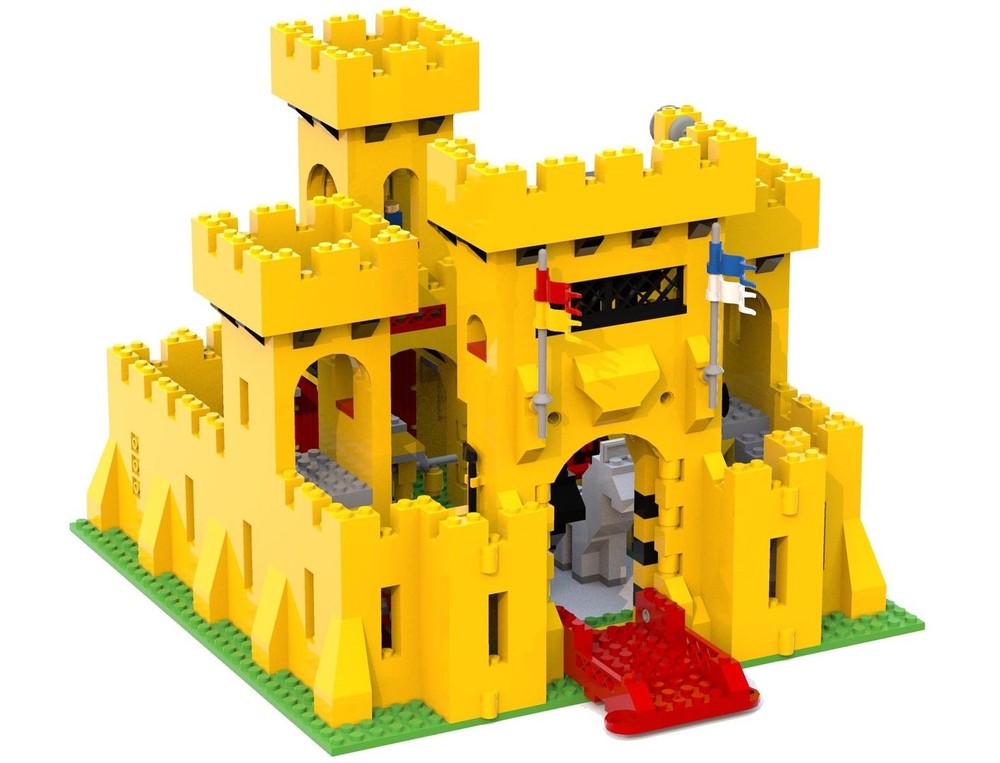 Lego 375-2 Classic Yellow Castle Updated