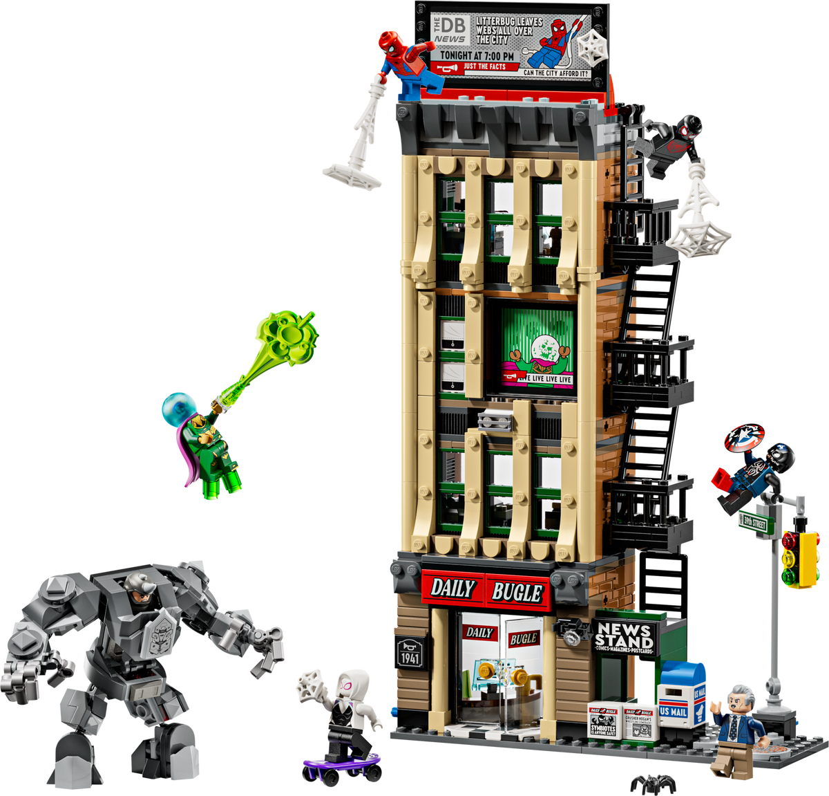 Lego Spider-Man vs. Mysterio: The Daily Bugle