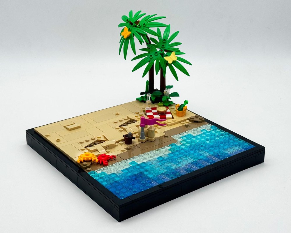 Lego Beach Diorama