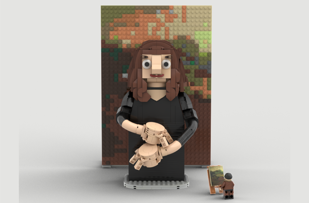 Lego Leonardo Da Vinci: The Mona Lisa