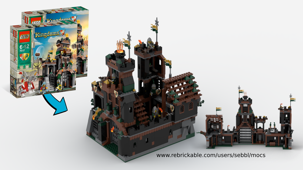 Lego 7947: Black Knight's Castle Extension