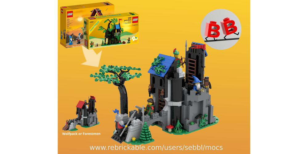 Lego 40567+40601: Forest Tower (+Wolfpack Tower)