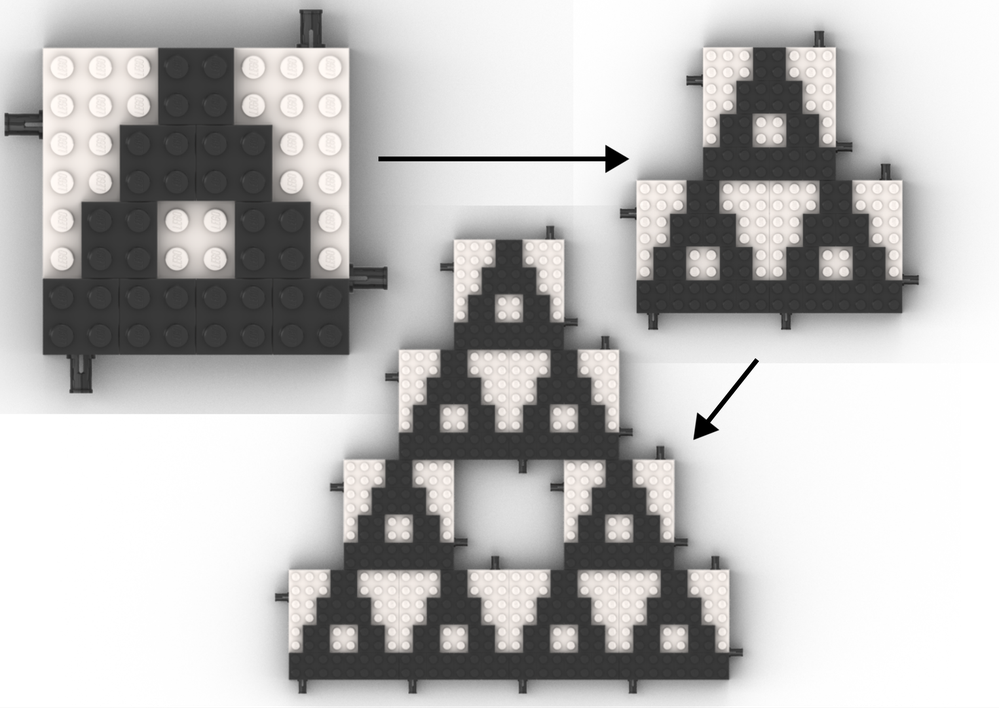 Lego Modular Sierpinski Triangle