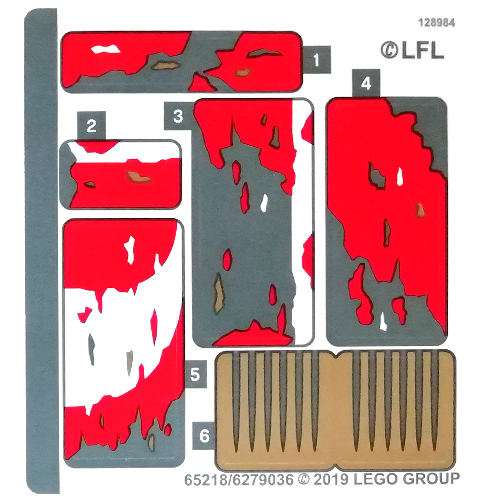 Lego Sticker Sheet for Set 75250-1 / [No Color/Any Color]