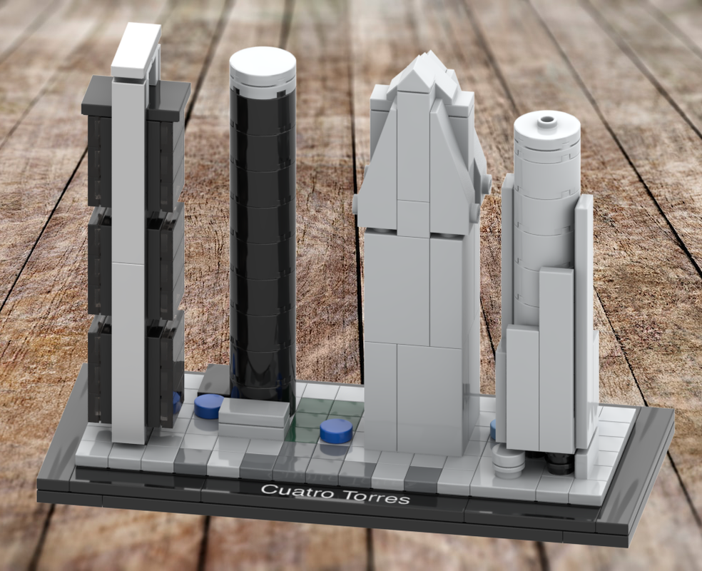 Lego Cuatro Torres - Madrid (Mini)