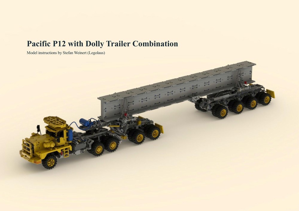Lego Pacific P12 with Dolly Trailer Combination