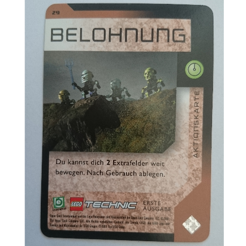 Lego Trading Card, Bionicle Game: QftM - 29 Game Action - Reward / [No Color/Any Color]