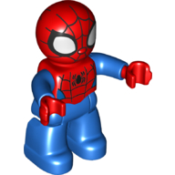 Lego Duplo Figure Spider-Man, Large Eyes, Blue and Red Print