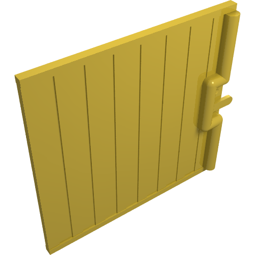 Lego Door Sliding - Type 1 / Yellow