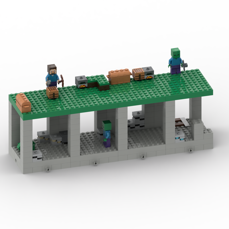 Lego LegacyLego Special - The 1st Minecraft MOC I made - simply titled "Minecraft World"