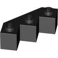 Lego Brick Wedged 3 x 3 Facet / Black