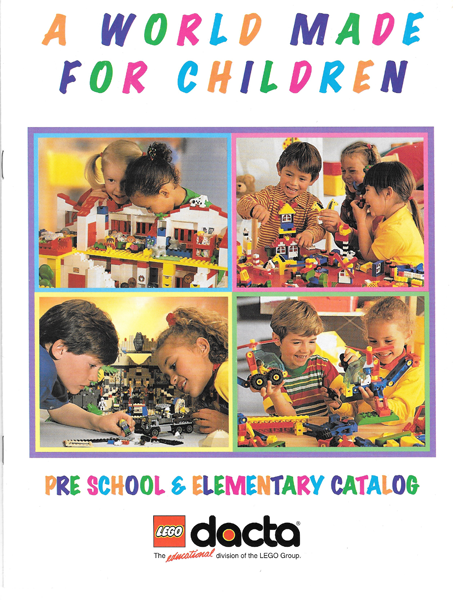 Lego 1998 Large US Dacta - A World Made For Children - Pre School & Elementary Catalog
