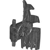 Lego Large Figure Weapon Axe Blade / Glider Wing / Pearl Titanium