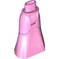Lego Minidoll Hips and Full Length Skirt with Starburst Print