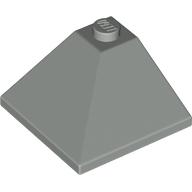Lego Brick Sloped 33° 3 x 3 Double Convex / Light Gray