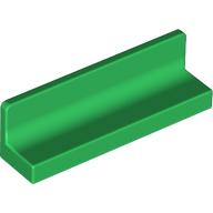 Lego Panel 1 x 4 x 1 with Rounded Corners [Thin Wall] / Green