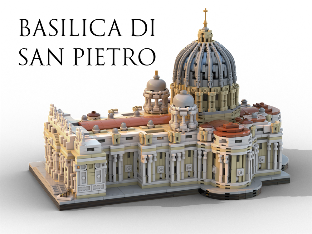 Lego Saint Peter's Basilica 1:800