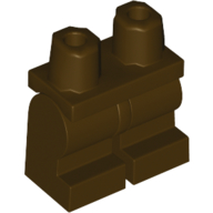 Lego Hips and Dark Brown Medium Legs [Complete Assembly] / Dark Brown