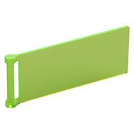 Lego Flag 7 x 3 with Rod / Trans-Bright Green