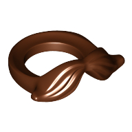 Lego Minifig Neckwear Moustache / Reddish Brown
