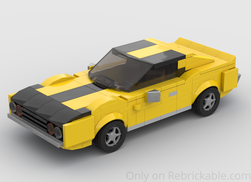 Lego 1974 AMC Javelin Yellow