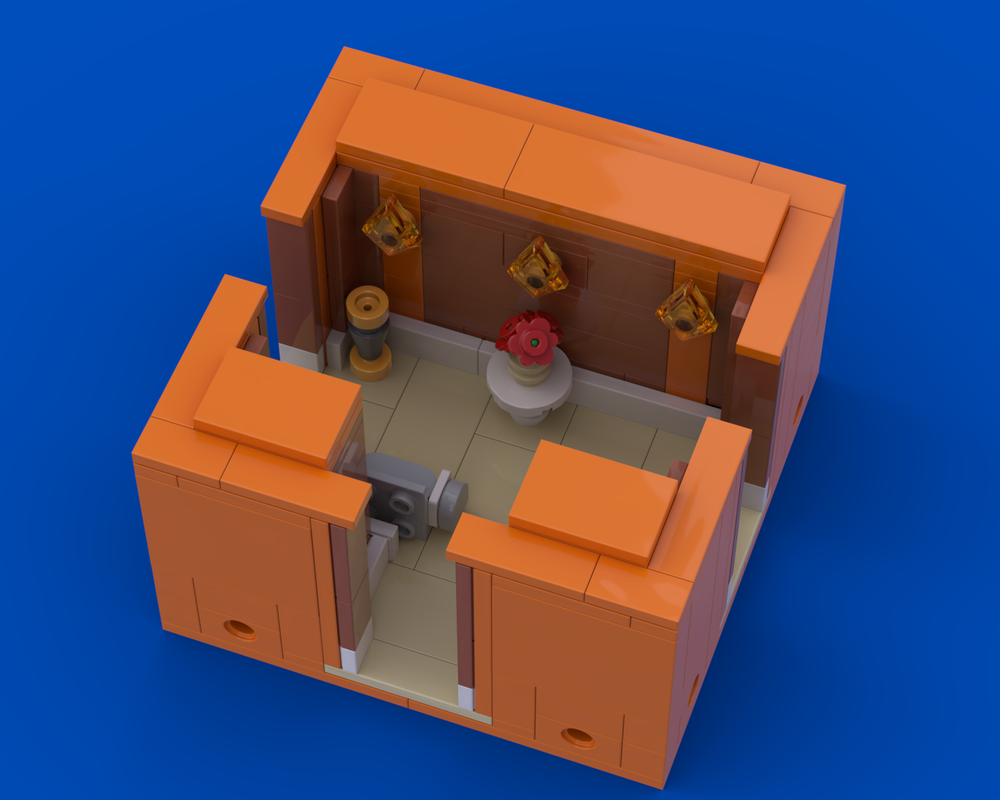 Lego Hallway from Blue Prince