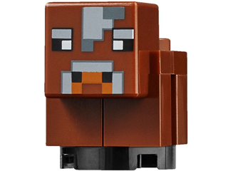 Lego Minecraft Cow, Baby - Brick Built