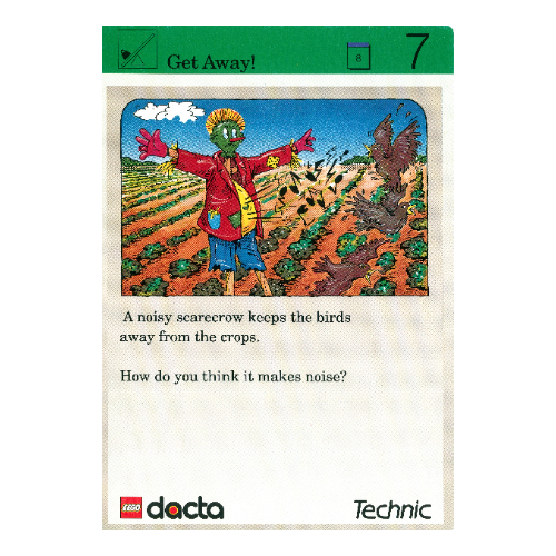 Lego Activity Card, Set 9603, Exploration 07 - Get Away! / [No Color/Any Color]