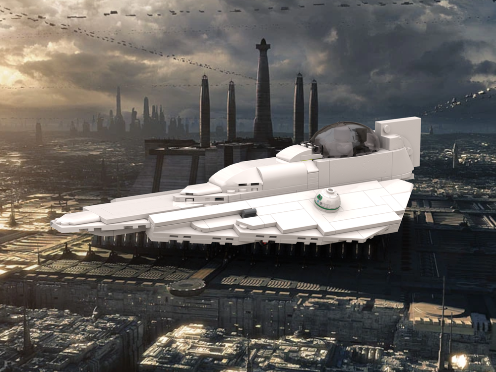 Lego Delta 7 Starfighter Blank. Design your own ship!