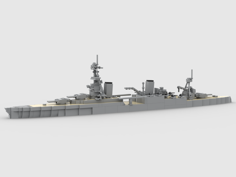 Lego USS Houston (CA-30) 1/300 scale moc