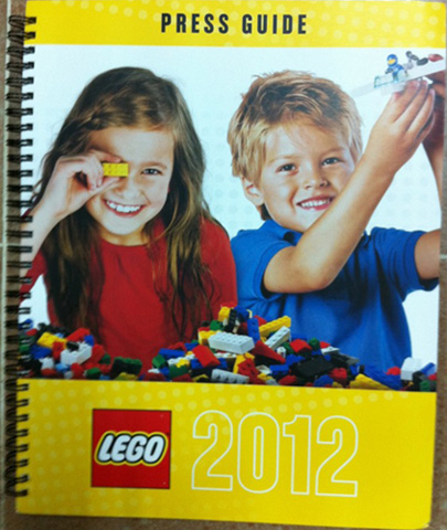 Lego 2012 Press Guide (New York Jacob Javits Center Toy Fair 2012)