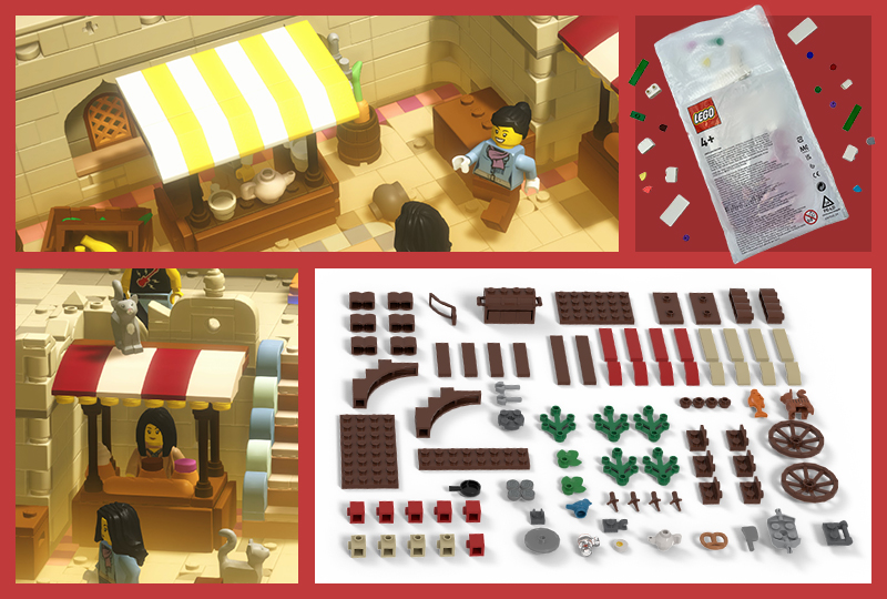 Lego Desert Market Stall