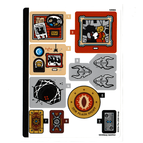 Lego Sticker Sheet for Set 21348-1 / [No Color/Any Color]