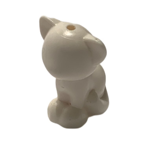 Lego Animal, Cat, Sitting [Plain] / White